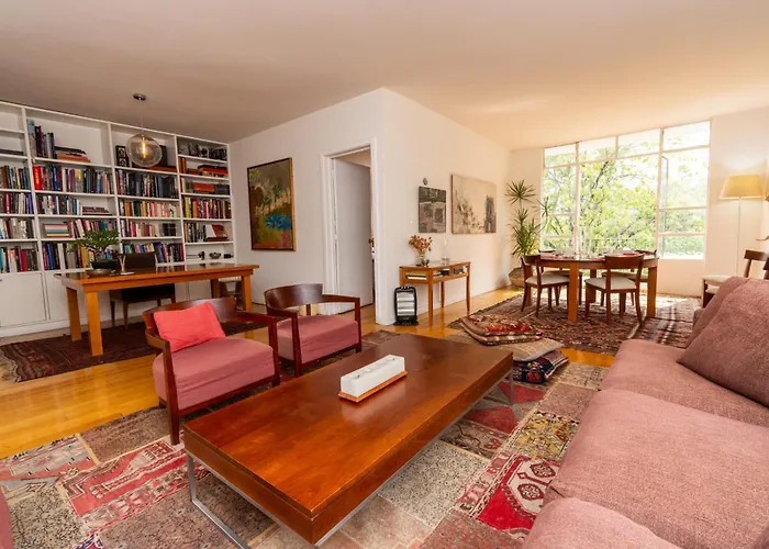Charming Flat With Art & Natural Light In Condesa Appartement